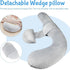 Momcozy F Shaped Pillow - Velvet
